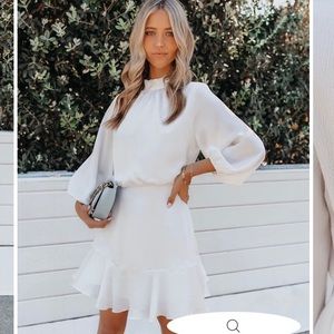 VICI- CALL ME ANGEL TEXTURED SATIN DRESS